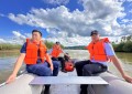 苇河分局：防汛救援演练 筑牢安全堤坝